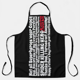 Delantal Funny Cita deseos de la hija Apro