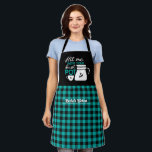 Delantal Funny Coffee Lover Mejor Pot Black Verde azulada G<br><div class="desc">Divertido y genial delantal para hacer la cocina más divertida. Regalo personalizado para la familia y amigos que aman cocinar, cocinar y probar una nueva receta en la cocina. Personalizar la redacción para que se ajuste a su ocasión. Puede utilizar la Herramienta de diseño para cambiar aún más el tipo...</div>