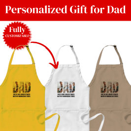 Delantal Funny Dad Apron – Chief of Jokes & Snack Holder