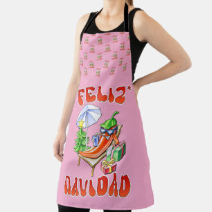 Delantal Funny Feliz Navidad Navidad Chili