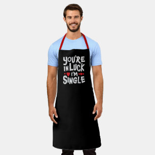 Delantal Funny Fiesta de BBQ Apron   Tienes suerte, soy sol