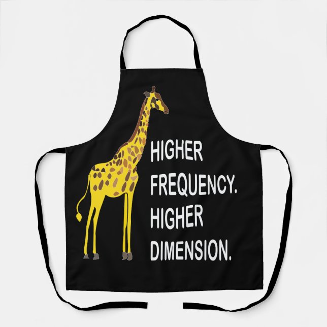 Delantal Funny Giraffe Pun (Anverso)