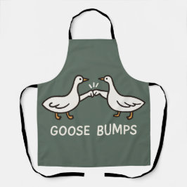 Delantal Funny Goose Bump Personalizado | Fist Bump Geese A