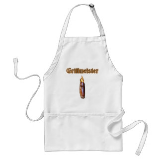 Delantal Funny Grillmeister & Burning Sausage BBBQ Apron