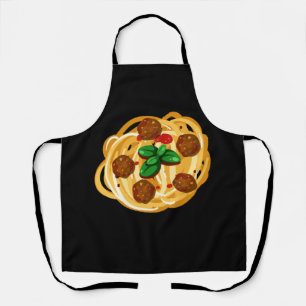 Delantal Funny Halloween Costueen Food Spaghetti Meatball S