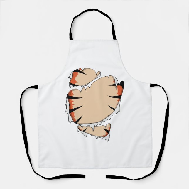 Delantal Funny Halloween en Guay para Tiger (Anverso)