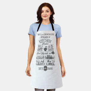 Delantal Funny Kitchen regula el arte del metro personaliza