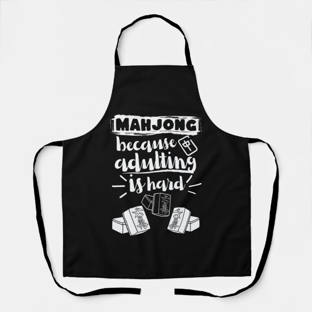 Delantal Funny Mahjong (Anverso)