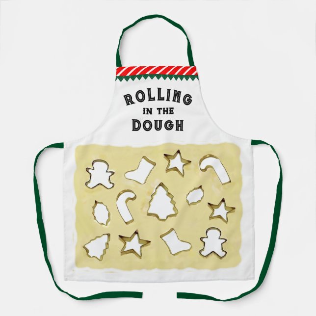 Delantal Funny Navidades Holiday Baking (Anverso)