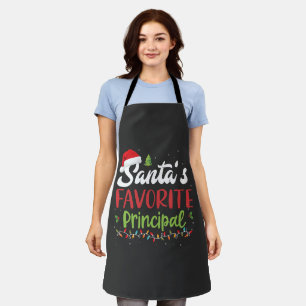 Delantal Funny Navidades principales favoritos de Santa