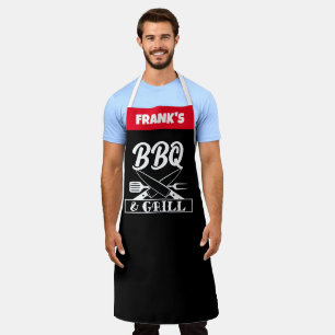 Delantal Funny Personalizado Personalizado Chef Nombre Funn