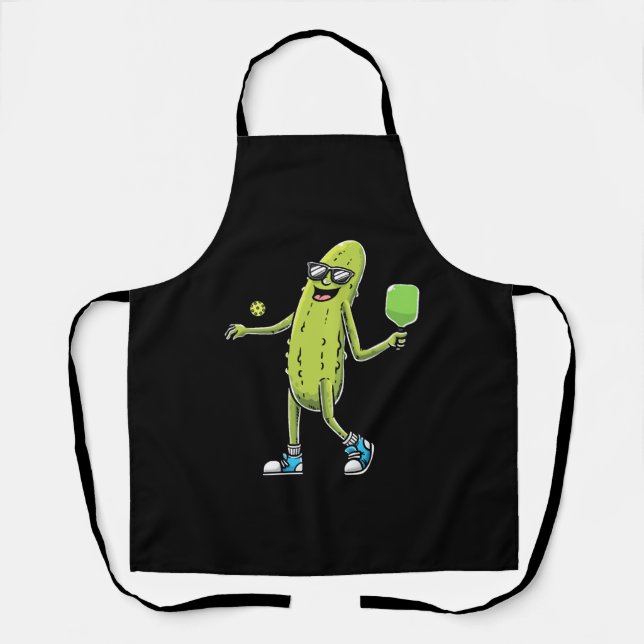 Delantal Funny Pickle Lovers Dill Pickleball Player (Anverso)