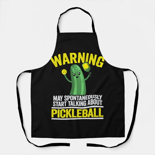 Delantal Funny Pickleball (Anverso)