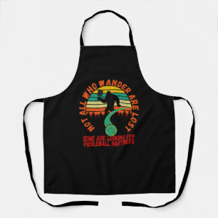 Delantal Funny Pickleball Bigfoot