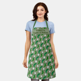 Delantal Funny Pickles Gherkins Pickle Onion Personalizado