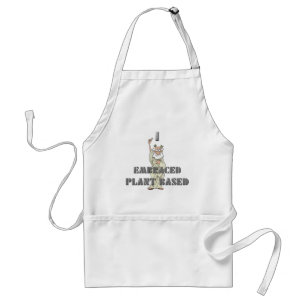 Delantal Funny Planta Blanca Basada En Apron