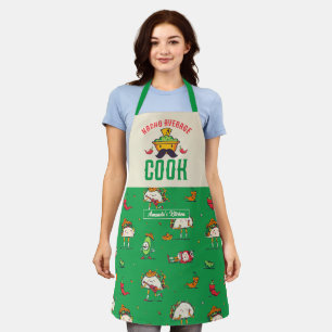 Delantal Funny Pun Nacho Promedio Cocinero Mexicano Lover
