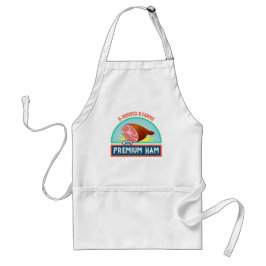 Delantal Funny Pun "Premium Ham" Apron
