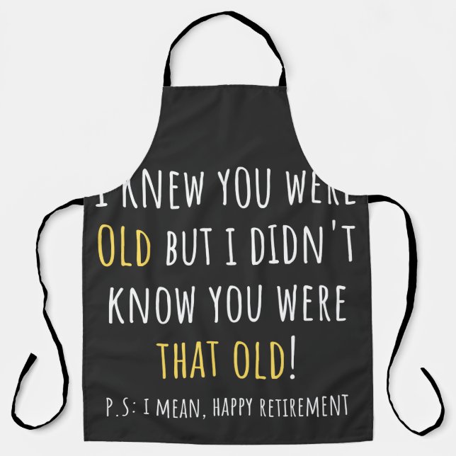 Delantal funny retirement, retired, retired teacher, retire (Anverso)