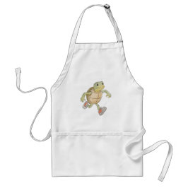 Delantal Funny Running Turtle Cartoon Cooking Apron