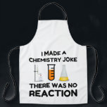 Delantal Funny Science lover chemistry chiste<br><div class="desc">Chiste de química científica divertida</div>