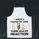 Delantal Funny Science lover chemistry chiste<br><div class="desc">Chiste de química científica divertida</div>