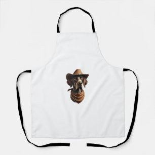 Delantal Funny Sheriff Dog Shirt Alemán Puntero Perro Mamá