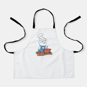 Delantal Funny Stressed Cooking Loop Character Apron