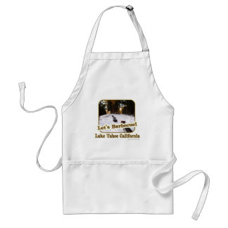 Delantal Funny Tahoe BBQ Slogan Winter Travel