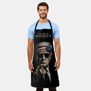 Delantal Funny Trump Golfo De Estados Unidos 2025 4 De Juli