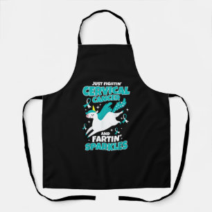 Delantal Funny Unicorn Farting Sparkles T-S
