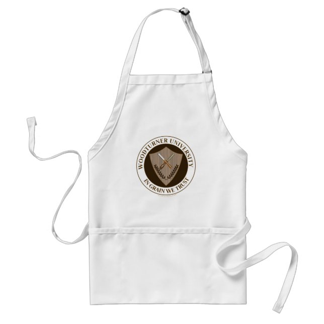 Delantal Funny Woodtorner Shop Apron Woodturner University (Frente)