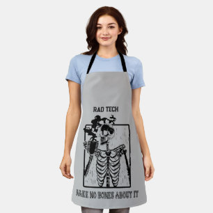 Delantal Funny X-ray Personalizable Medical Job Rad Tech