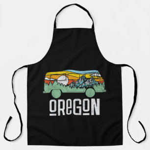 Delantal Furgoneta hippie al aire libre retro Oregon natura