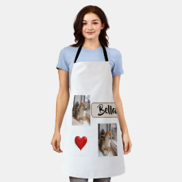 Delantal Furry Friend, Loving Mom – Personalized Apron