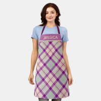 Fuschia Escocia Patrón de Tartán Personalizado