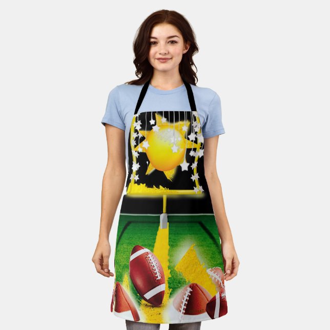 DELANTAL ¡FÚTBOL DE DOMINGO POR LA NOCHE! (Gastado)