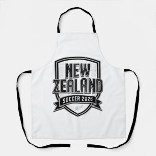 Delantal Fútbol Nueva Zelanda 2026 Fútbol Negrita Tipografí