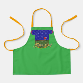 Delantal Futuro Chef Kids Green