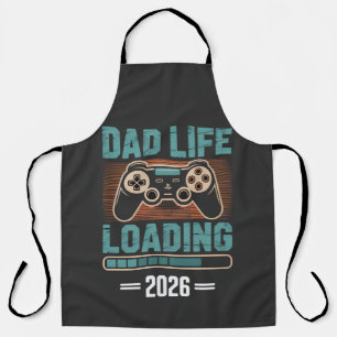 Delantal Futuro Padre Vida de Papá Cargando 2026