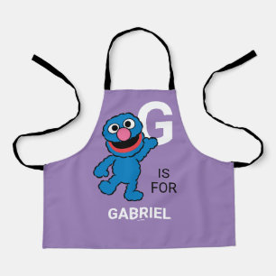 Delantal G es para Grover   Añadir su nombre