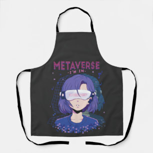 Delantal Gafas de realidad virtual de chica de anime Delant