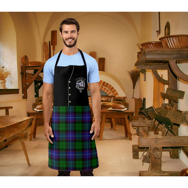 Delantal Galbraith Clan Badge & Tartan Kilt (Subido por el creador)