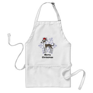 Delantal Galgo del navidad/Whippet/galgo italiano