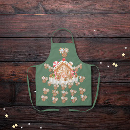 Delantal Galletas de jengibre y leche verde