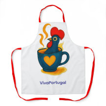 Galo de Barcelos Apron – Portuguese Rooster Pop Ar