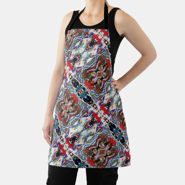 Delantal Galo de Barcelos, Portugal Apron (in situ)