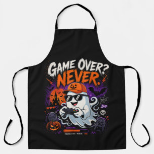 Delantal Game Over Nunca Divertido Fantasma de Gamer Hallow