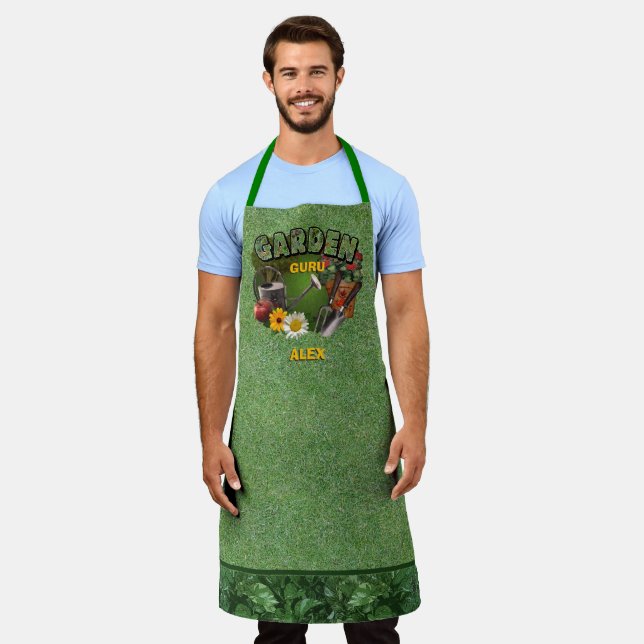 Delantal Garden Apron con tu nombre en él (Gastado)