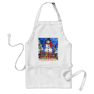 Delantal Garden Snowman